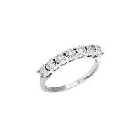 Anneau Bliss Femme Rugiada in Or blanc Diamante 0.12 Ct 20069897 - 20069897